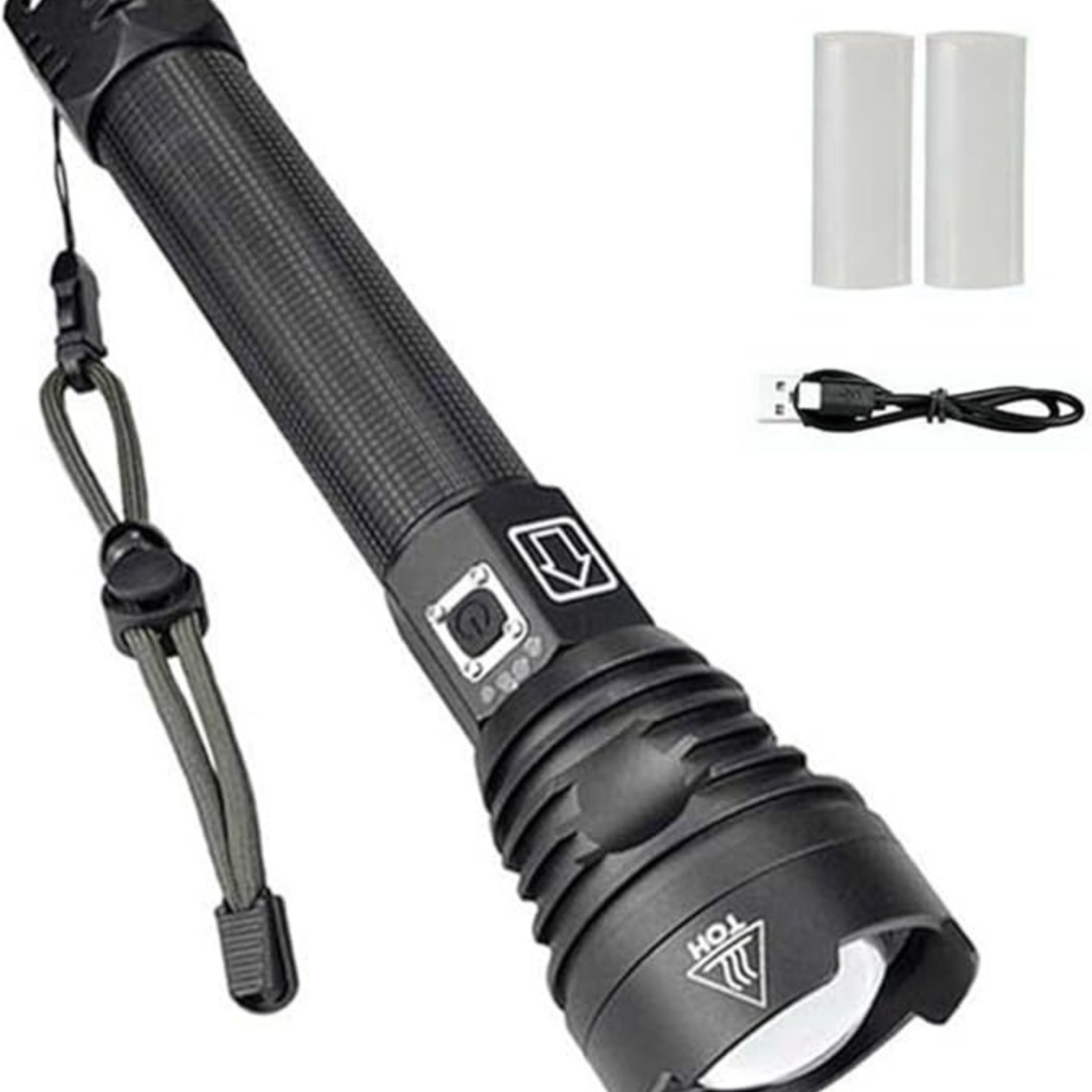 P90 LED Flashlight Rechargeable – كشاف LED P90 قابل لإعادة الشحن