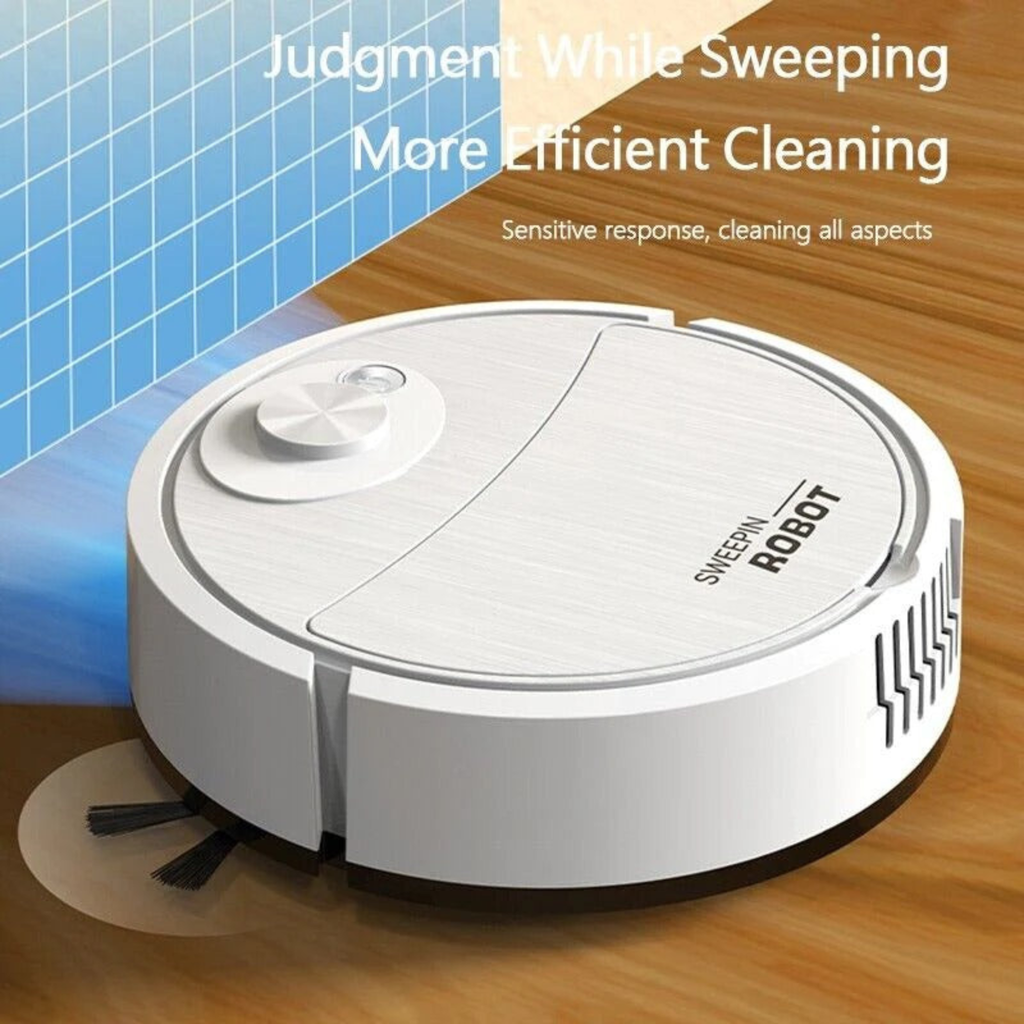 3-IN-1 Automatic Robot Vacuum Cleaner – مكنسة روبوت أوتوماتيكية 3 في 1