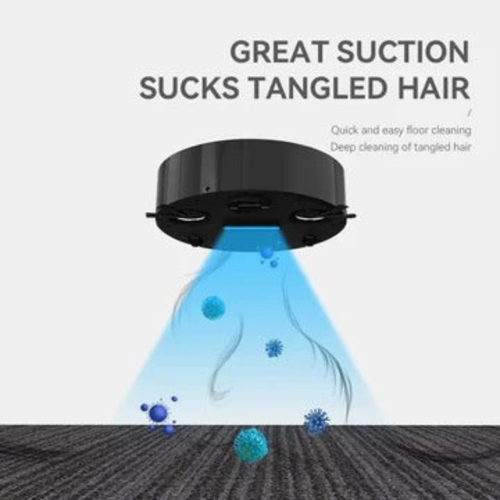 3-IN-1 Automatic Robot Vacuum Cleaner – مكنسة روبوت أوتوماتيكية 3 في 1