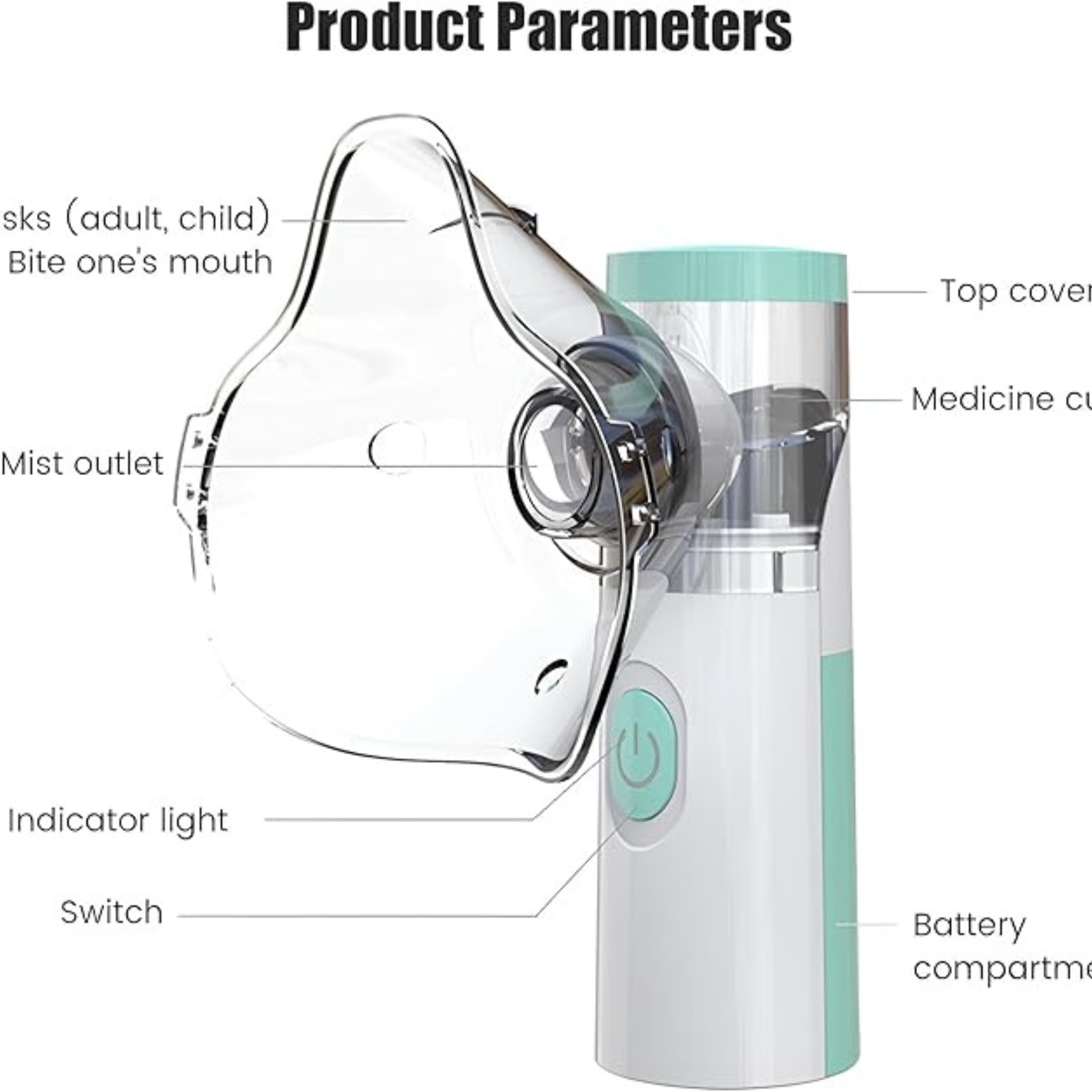 Portable Nebulizer – جهاز استنشاق محمول